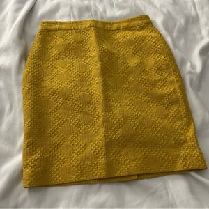 Yellow Mini Skirt